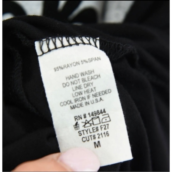 Zutter USA "It's Baseball Ya'll" Black White Graphic T-Shirt Tee Womens Sz M - Picture 8 of 8